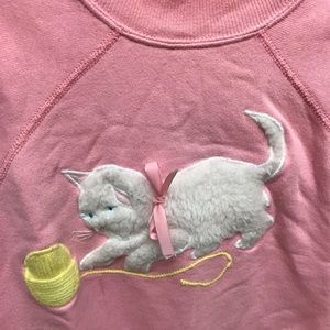 Ridiculous and fun cat sweatshirt 3D look fur M